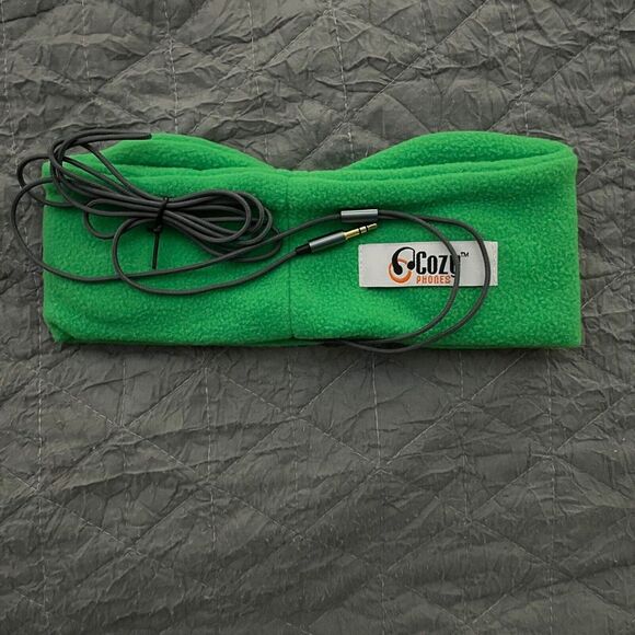 Green Frog Cozy Phones Over the Ears Wearable Headband Headphones for Kids - Picture 3 of 9